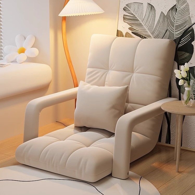 Lazy Sofa Tatami Seat Folding Recliner Living Room Bedroom Single Small Sofa Bed Backrest Chair Bay Window Mat