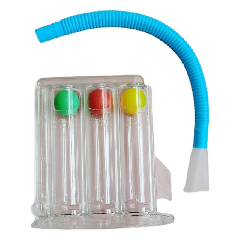 KOO breathing trainer three ball instrument vital capacity training pulmonary function exercise surgery rehabilitation a generation of hair