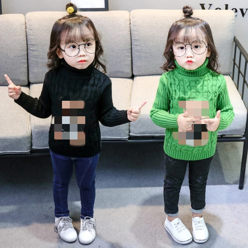 Picture of Children's Sweater Manufacturer 2025 Kidsren's Knitwear Cartoon Bear Boys' Knitwear Girls' Sweaters Cross-Border Kidsren's Clothing Export