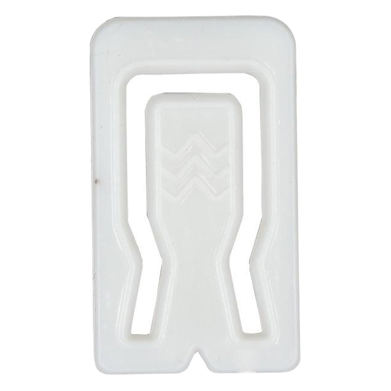 Manufacturers supply plastic collar support shirt packaging accessories plastic collar butterfly sheet inner packaging rubber collar wholesale