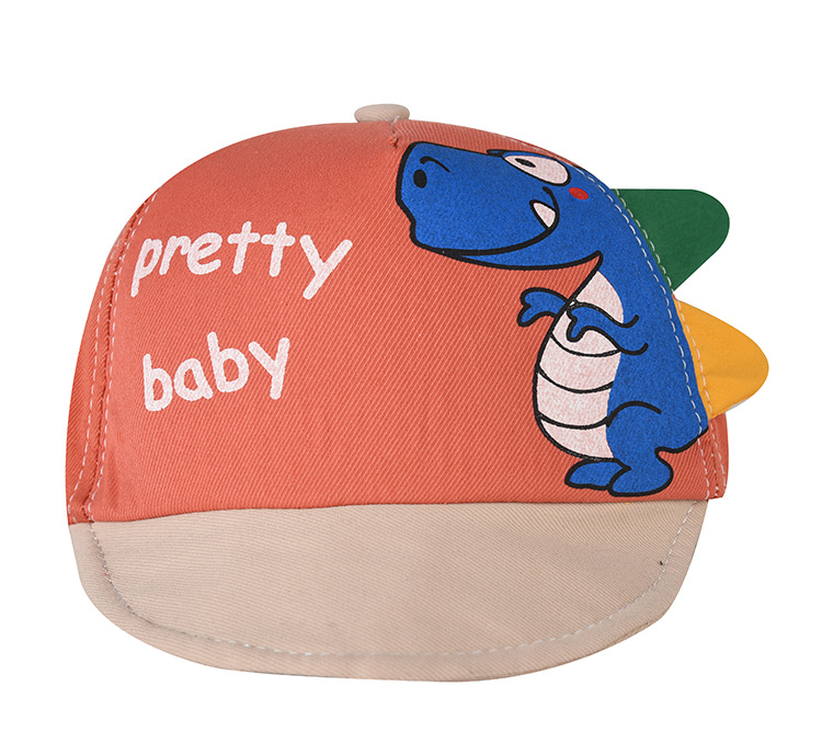 Picture of Children's hat new spring and summer baby sunscreen children's hat cute cartoon dinosaur cap