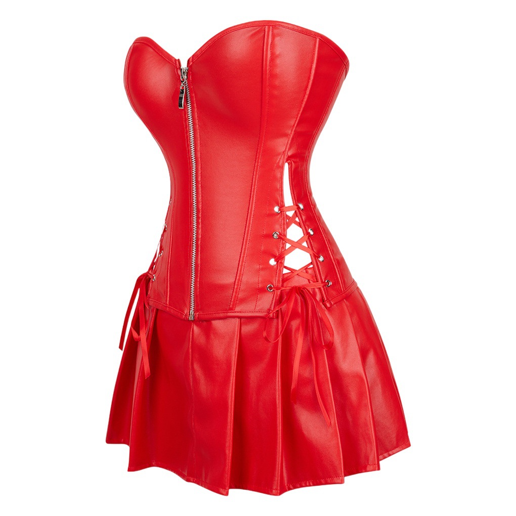 European and American Summer New Foreign Trade European and American Body Shaping Underwear Spice Girls Sexy Body Shaping Split Three-piece Sexy Underwear