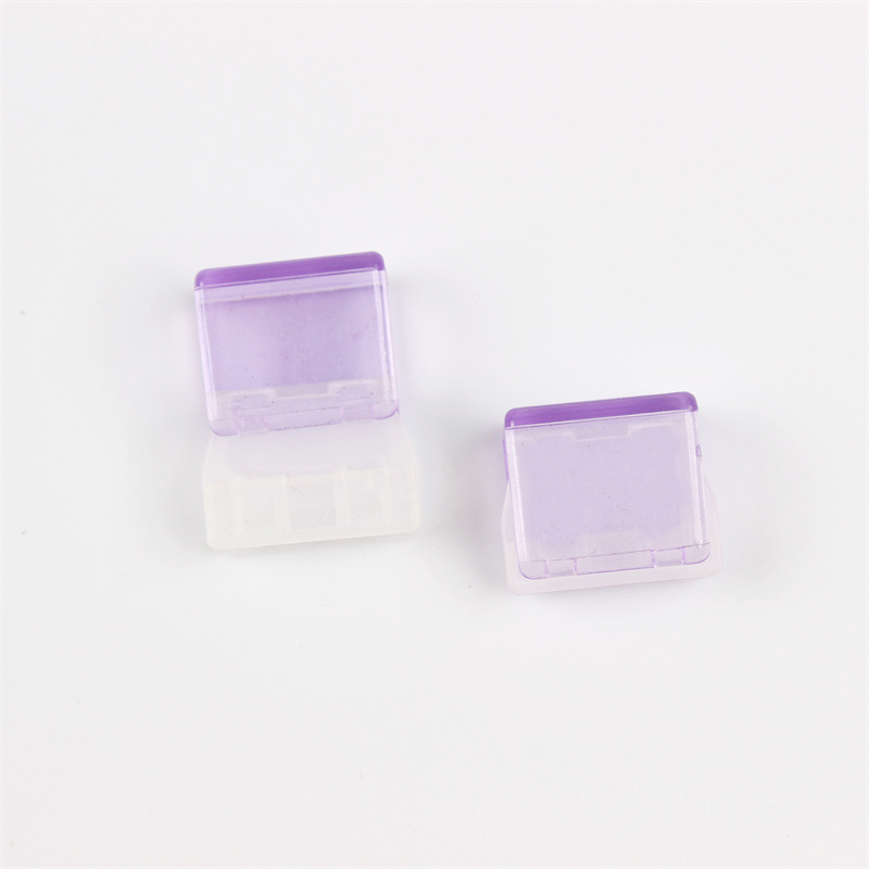 Picture of Candy-colored transparent push clip for examination paper notes document storage clip push clip student data classification long tail clip