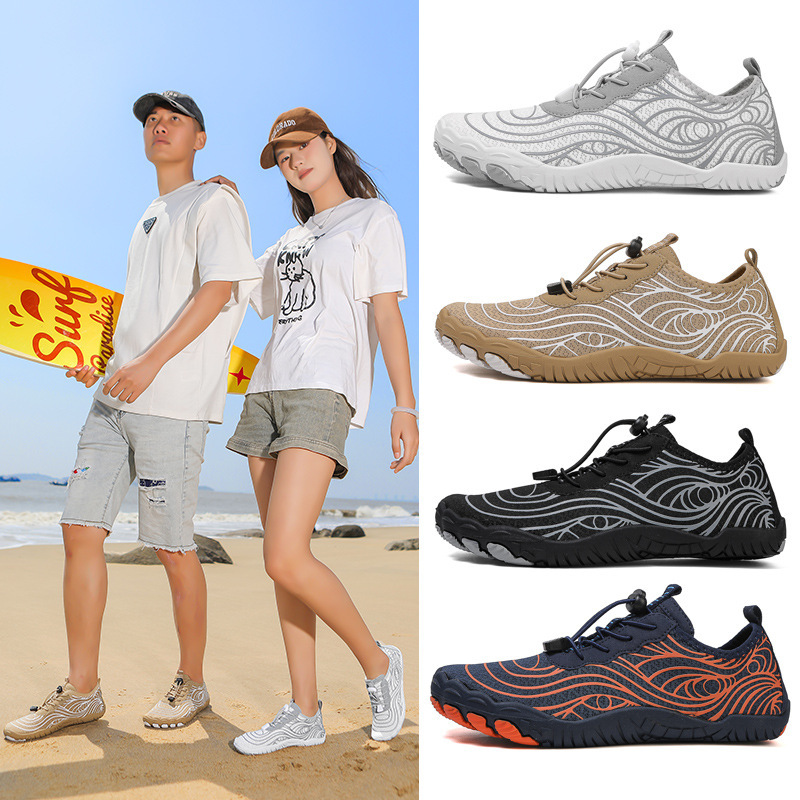 Cross-Border Amazon New River Tracing Shoes, Outdoor Sports Wading Shoes, Hiking and Mountaineering Couples Five-Finger Beach Swimming Shoes
