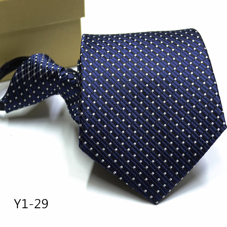 Picture of Men's Easy-To-Pull Casual Zipper Tie New Korean Style Professional Formal Wear Convenient Lazy Tie Ready for Sale