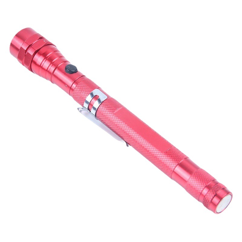 3 lamp pickup strong magnetic iron absorption tensile steel pipe metal hose arbitrary bending LED multi-function work flashlight