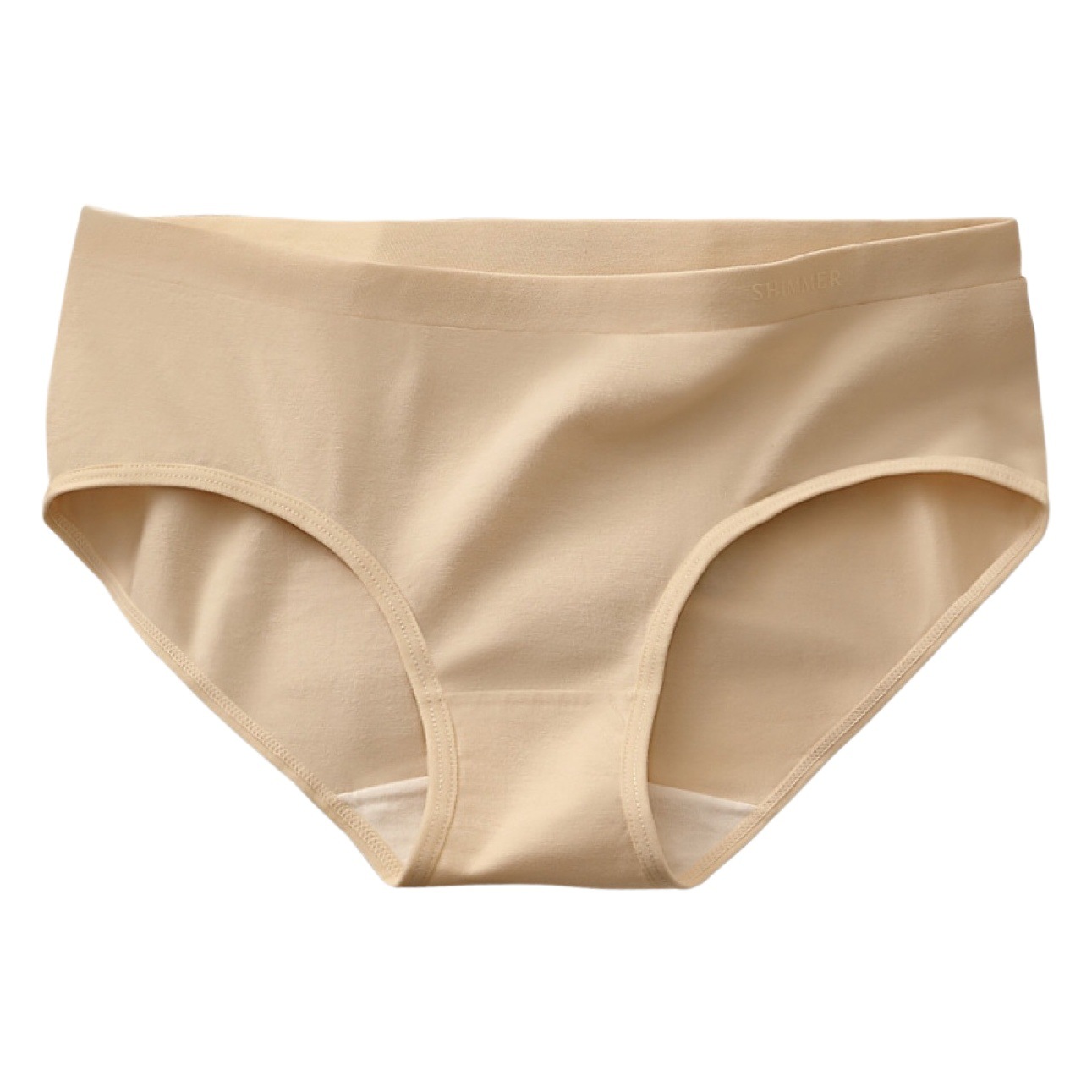 Maillard style girl's underwear soft and comfortable antibacterial pure cotton crotch Youth One-piece seamless women's briefs
