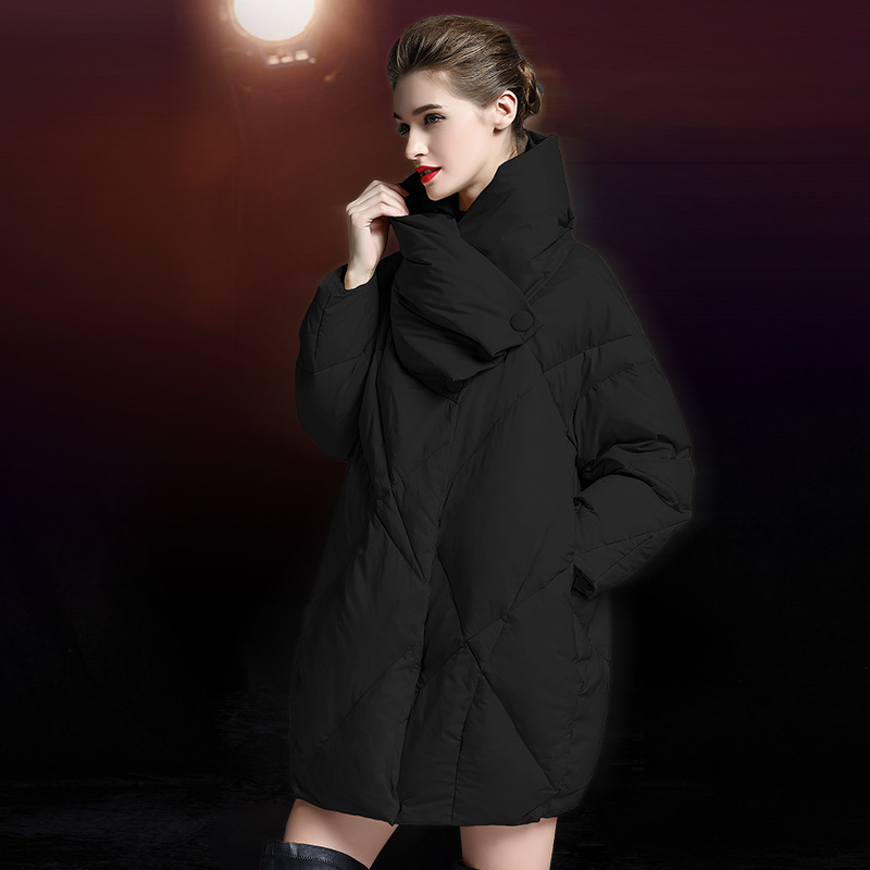 Picture of European Station Large Size Loose Thickened down Jacket Women's Short White Duck down Mid-Length 2025 New Fashion down Jacket