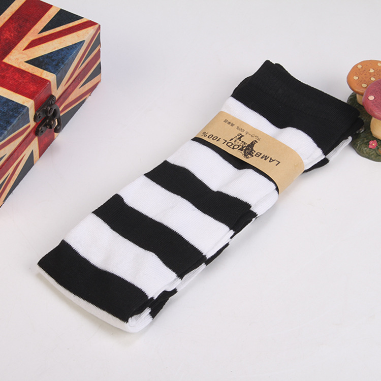 Picture of Spring Japanese Women's Socks All-match Striped Long Socks cosplay Anime Over-the-Knee Socks