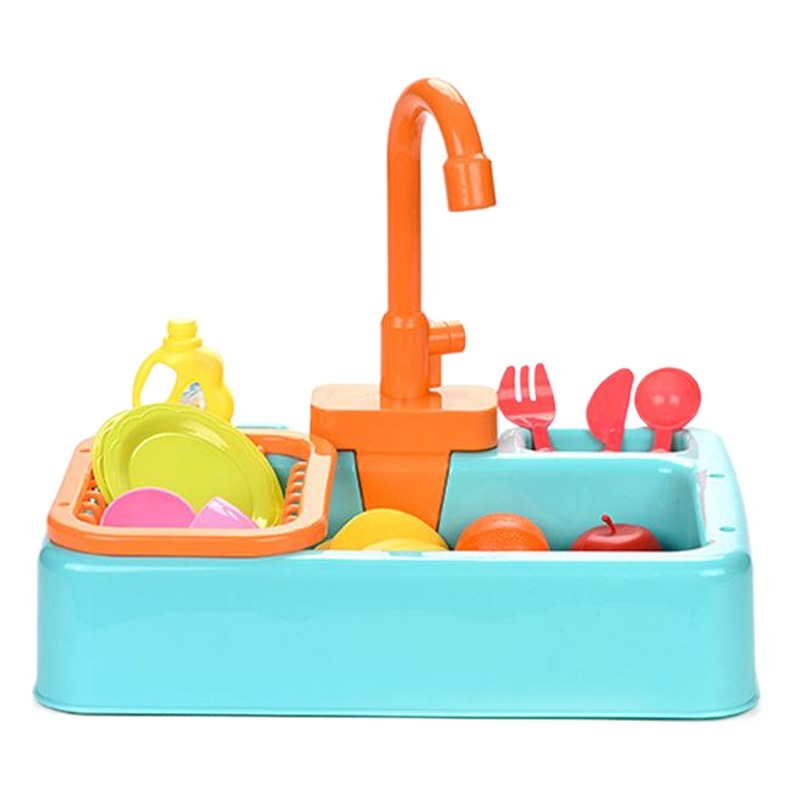 Children's electric dishwasher toy play house circulating water washing basin small sink kitchenware