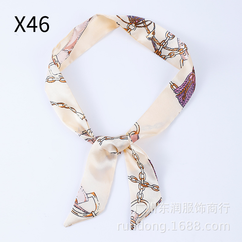 Picture of Gift Box Silk Scarf Straps, Narrow and Long Bags, Silk Scarf, Headband, Streamer Scarf with Decorative Small Silk Scarf Wholesale