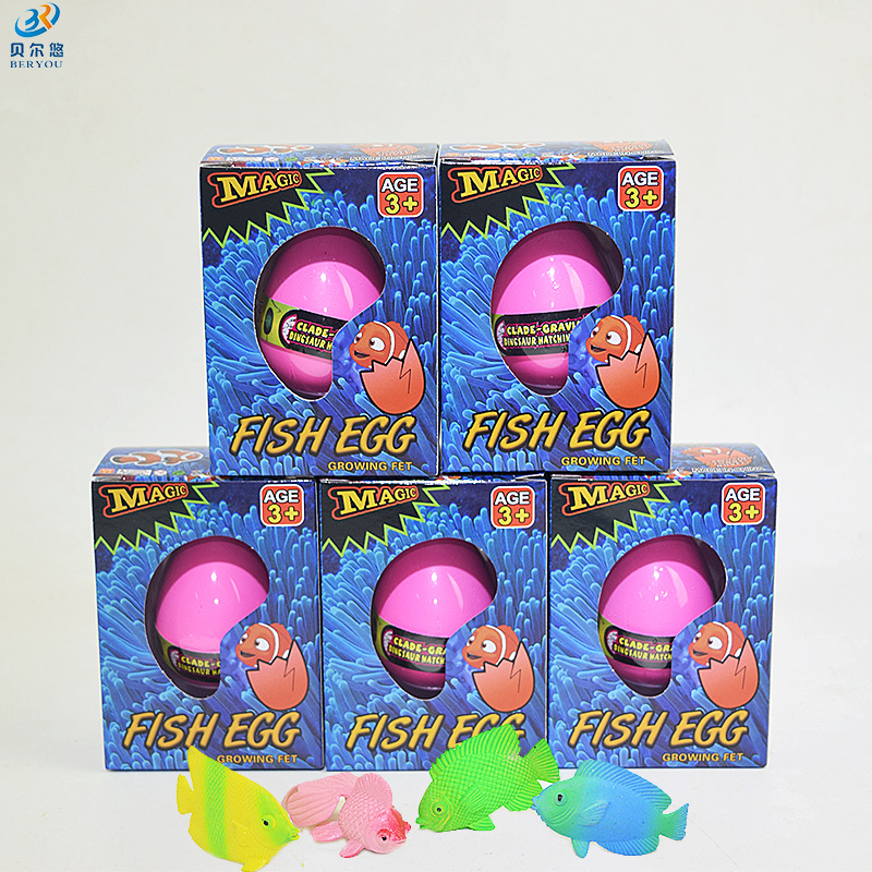 Picture of Cross-border Hot Bubble Water Expansion Unicorn Mermaid Hatching Egg Small Goldfish Expansion Resurrection Egg Children's Small Toys