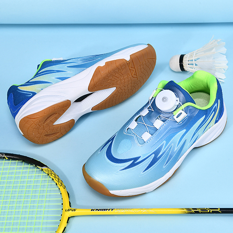 Picture of New Beacon Children and Teenagers Badminton Shoes Breathable Shock Absorption Non-slip Wear-resistant Tennis Shoes Table Tennis Training Shoes