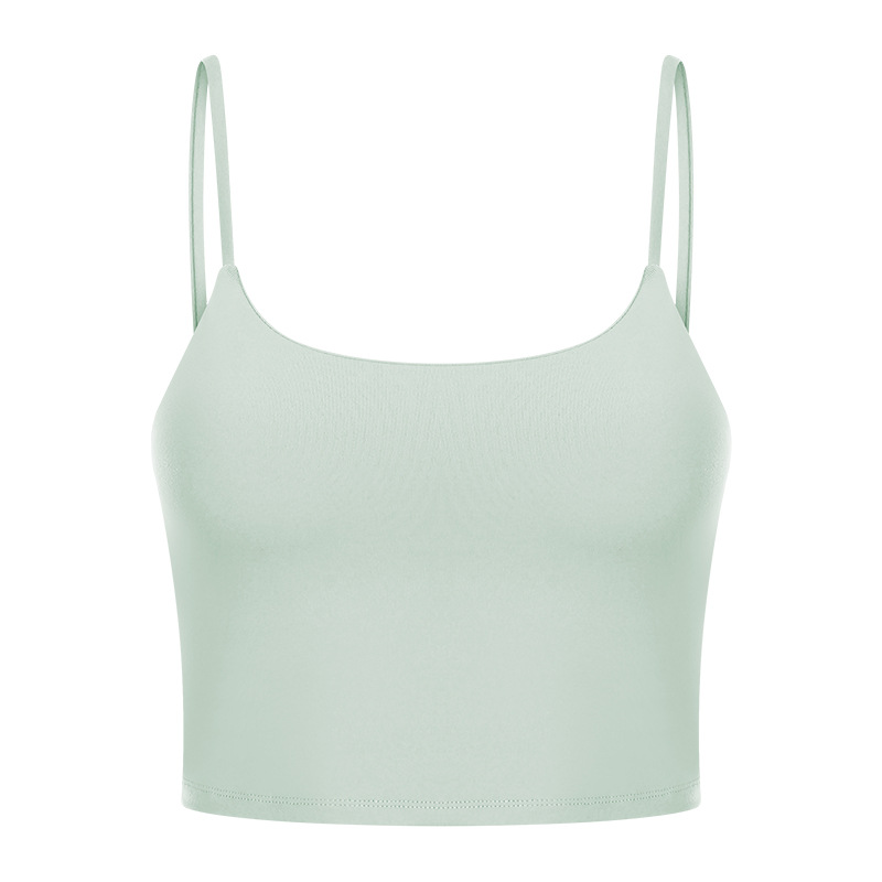 Picture of New Yoga Top Women's Sports Underwear with Chest Pad Thin Belt Beauty Back Fitness Vest Sling Yoga Clothing C5238