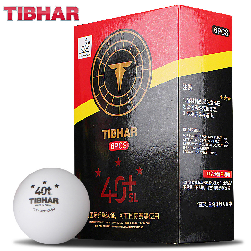 Tibhar Tall and Straight Seamless Three-Star New Material 40+ Table Tennis 3-Star Table Tennis for Professional Training and Competition