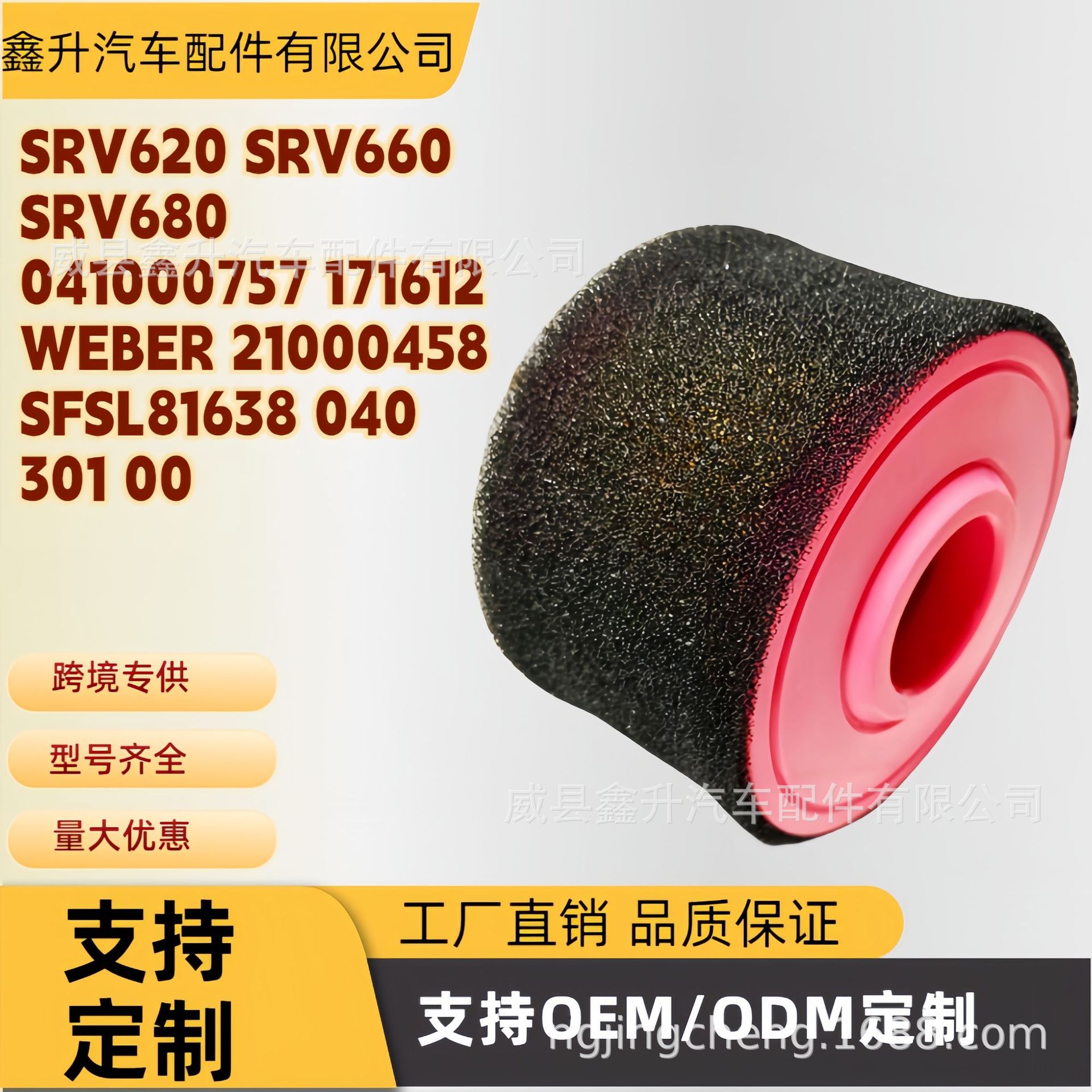 Srv620 Srv660 Srv680 Garden Tool Accessories Filter Element 041000757 17161 2 Air Filter
