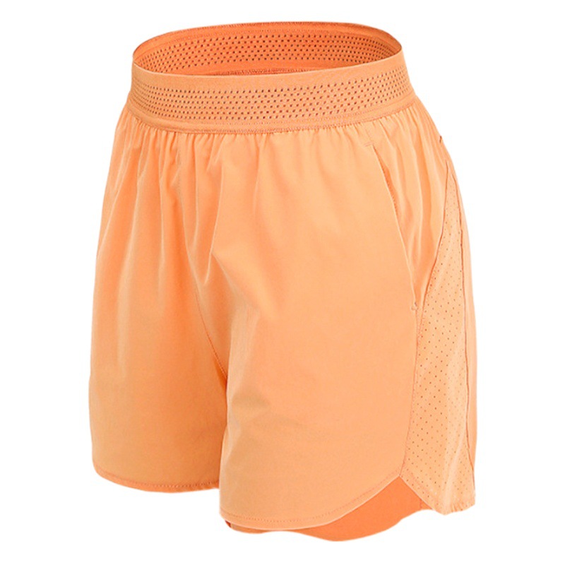 2025 Clearance European and American Export Fitness Sports Shorts Women's Anti-Exposure High Elastic Breathable Sports Yoga Running Shorts