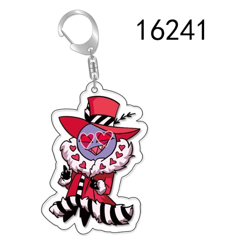 Hell Inn Acrylic Keychain Xia Li Morning Star Vicky Alastor Adam Acrylic Pendant