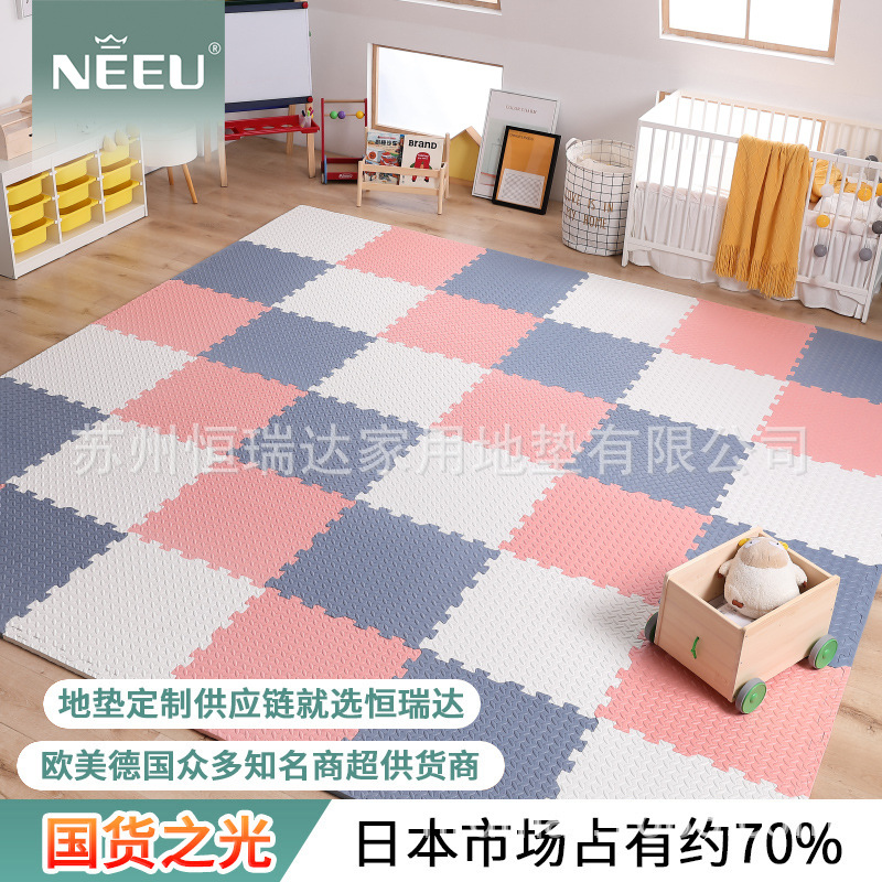 Foam Floor Mat Baby Climbing Mat Bedroom Tatami Stitching Floor Mat Thickened Anti-fall Children Climbing Mat Manufacturers