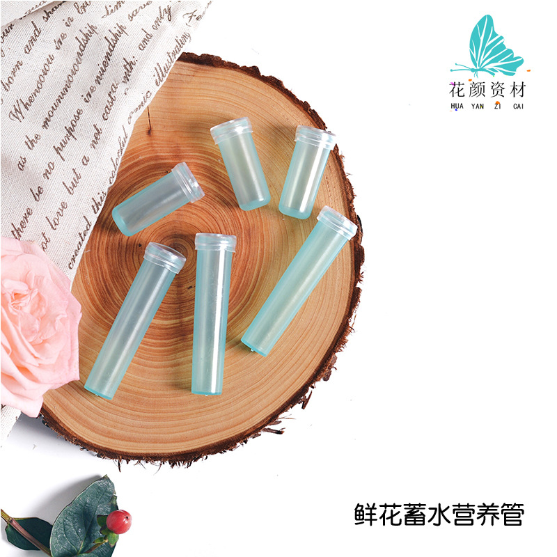 Flower Material Water Storage Basket Tube, Orchid Tube, Water Storage for Flower Cultivation, Fresh Flower Nutrition, Bouquet Preservation, Waterproof Hydrangea Tube