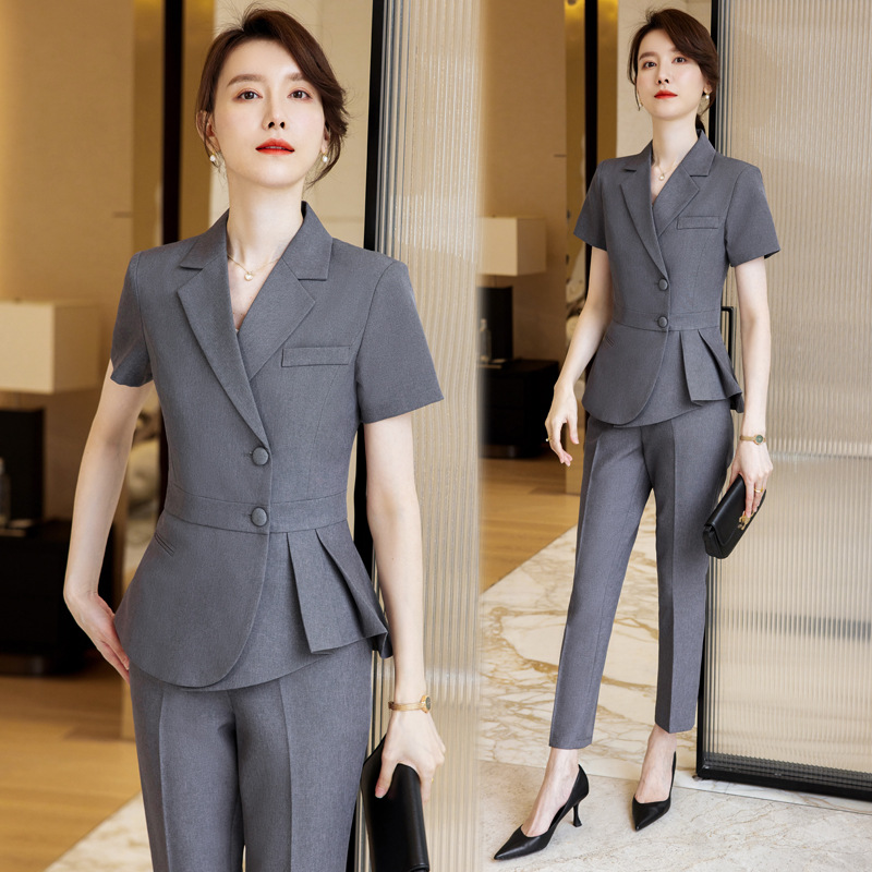 Picture of Professional Suit Women's Thin Summer High-end Hotel Catering Tooling Front Desk Manager Formal Coat Work Clothes