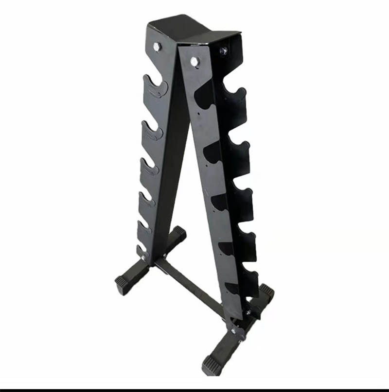 Picture of Liberson Triangular Dumbbell Rack A-Shaped Vertical Dumbbell Rack Storage Rack Home Personal Training Fitness Equipment