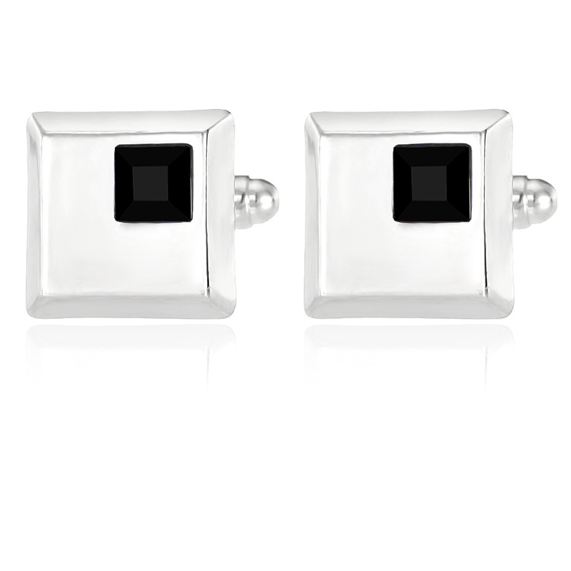 Picture of Cross-border Amazon eaby hot selling European and American fashion men's French shirt personalized diamond cufflinks accessories