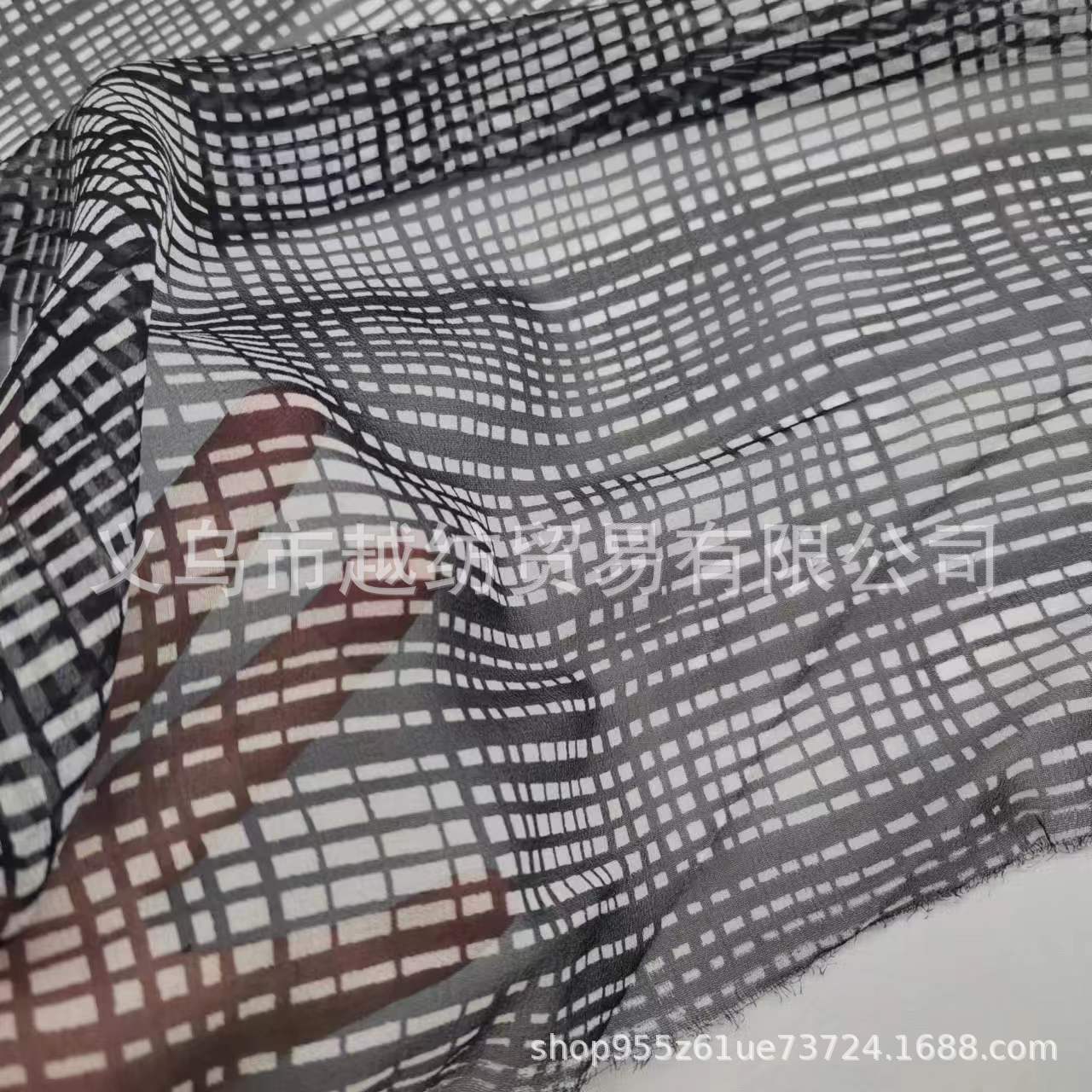 Picture of Special Price Silk Jokey Fabric Navy Blue Plaid Mulberry Silk Breathable Fabric