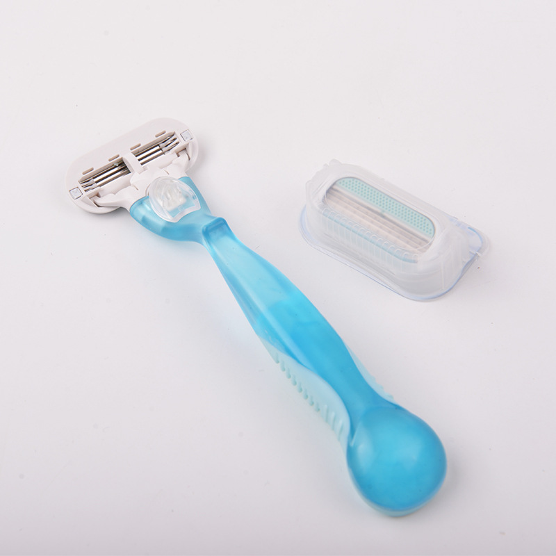 Picture of Manufacturer Wholesale Women's Manual Razor Hair Removal Knife Women's Private Part Razor Armpit Hair Three-Layer Epilator Shaver