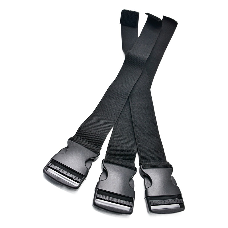 Anti-buckle strap Velcro strap binding strap Velcro woven strap iron buckle strap packing with line width