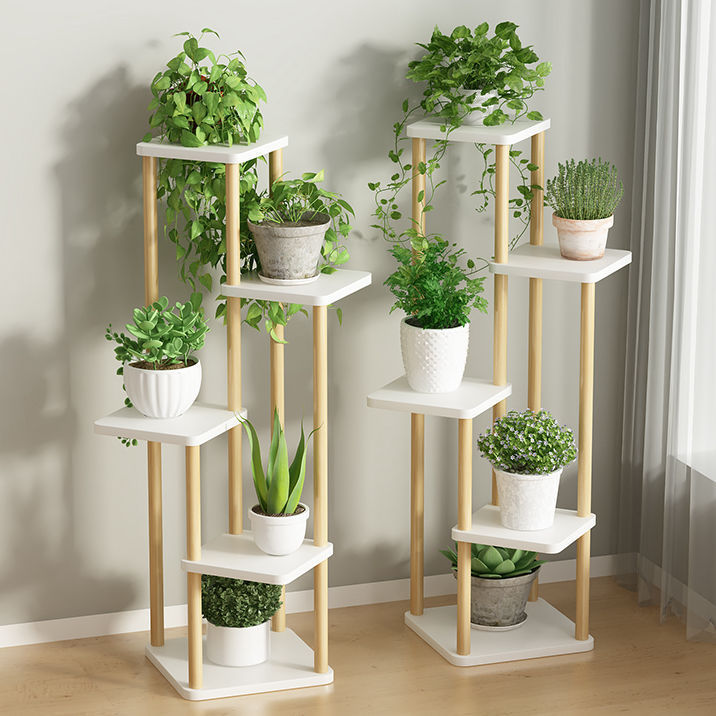 Flower Rack Indoor Household Floor-Standing Simple Balcony Storage Rack Multi-Layer Pothos Succulent Plant Light Luxury Flower Pot Rack