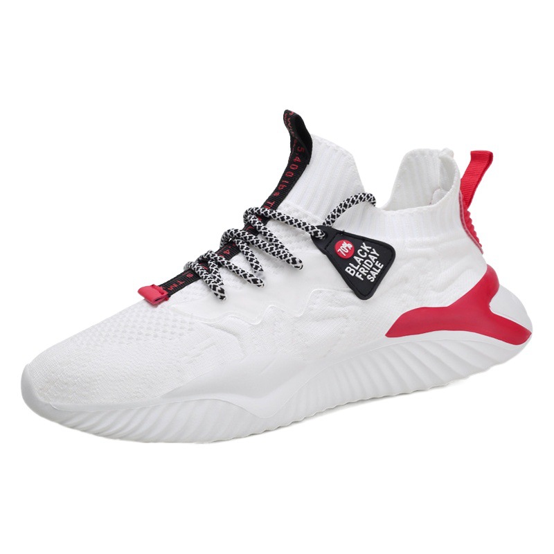 Men's Sneakers with Mesh, Lightweight and Breathable Running Shoes, Low-Top Lace-Up Comfortable Men's Shoes, Export Casual Versatile Shoes