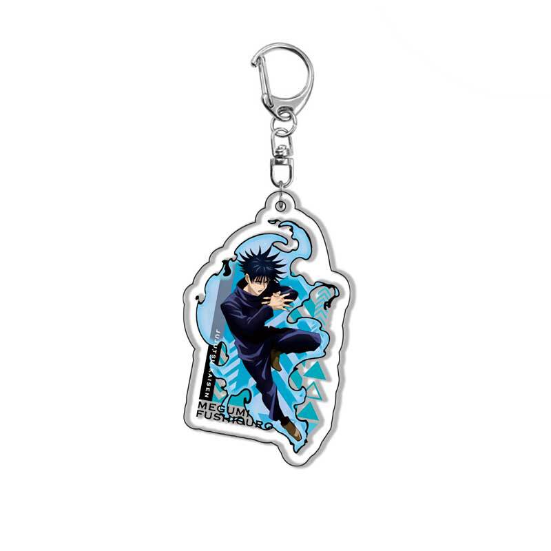 Picture of Acrylic keychain. Cursing back to battle Tiger stick Youren Fu Hei Hui nail. Zaki Wild Rose anime pendant