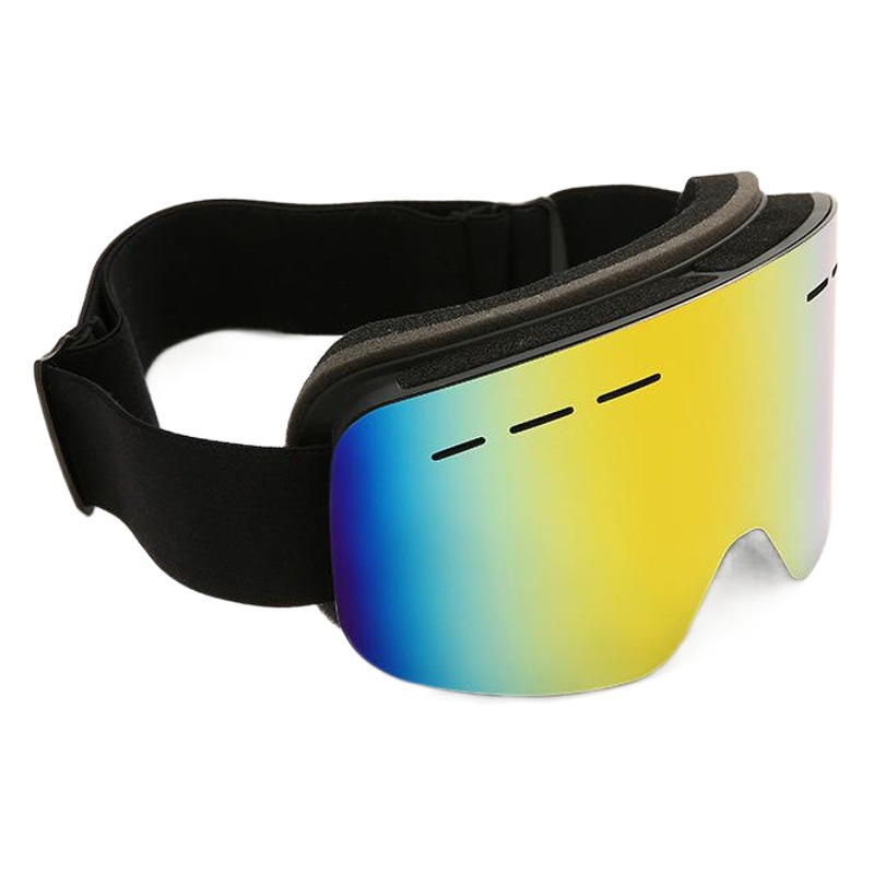 New adult cylindrical ski glasses double-layer anti-fog goggles snow goggles can be stuck myopia/HX17 with holes