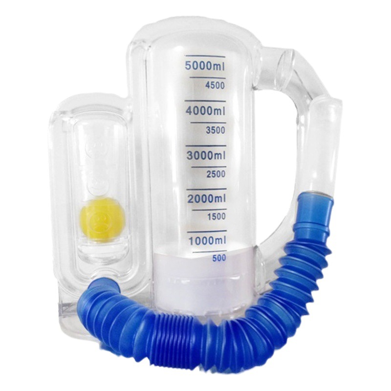 Breathing Trainer Three-Ball Lung Capacity Training Lung Function Exercise Rehabilitation Single Ball 5000ml Breathing Trainer