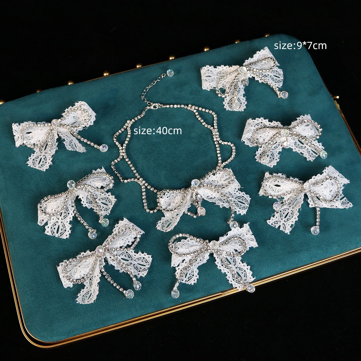 Picture of 2024 New Arrival Bow Veil Super Fairy Wedding Travel Photo White Satin Mesh Hairpin Bridal Hair Accessories