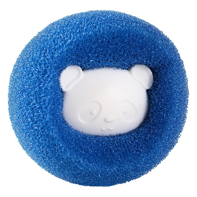 Washing Machine Sponge Cleaning Ball Sticky Hair Laundry Anti-Tangle Sponge Laundry Ball Magic Decontamination Bear Laundry Ball