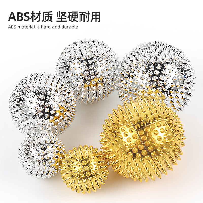 Picture of Magnetic Massage Ball Relaxation Muscle Finger and Foot Pressure Massage Thorn Ball Training Hedgehog Ball Palm Massage Ball