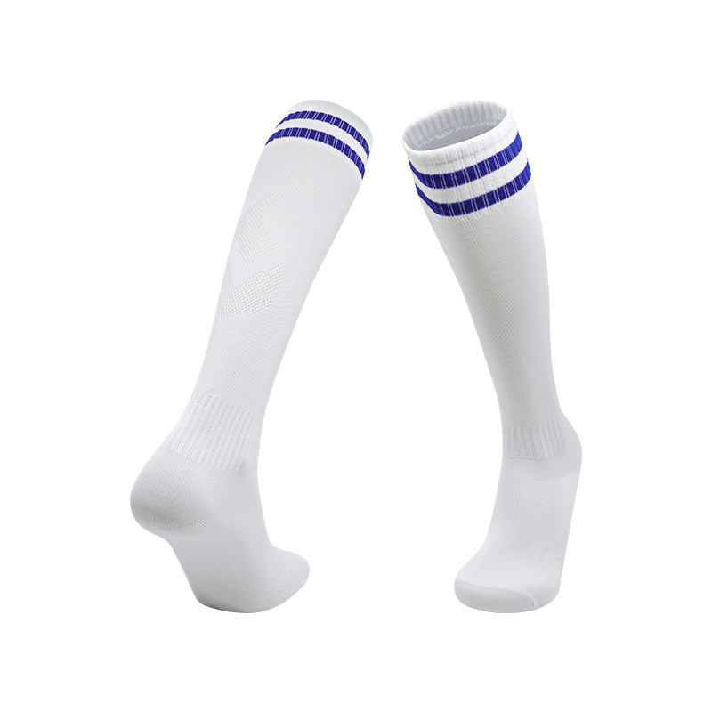 Picture of Autumn and Winter Two-Bar Soccer Socks, Breathable and Sweat-Absorbent, Long Striped Sports Socks, Thin High-Tube Professional Training Socks Wholesale