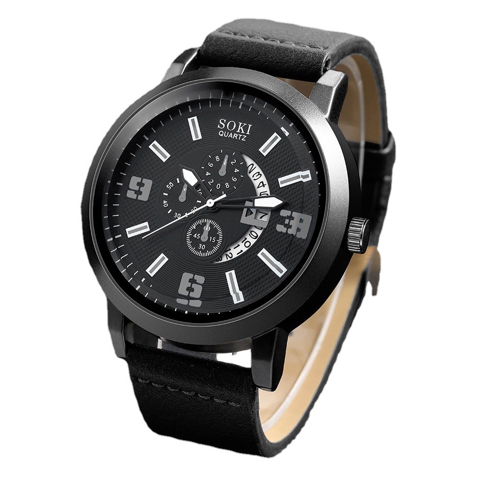 New Men's Business Alloy Quartz Watch S Jewelry Set Soki Fashion Watch Aliexpress Wish Wholesale