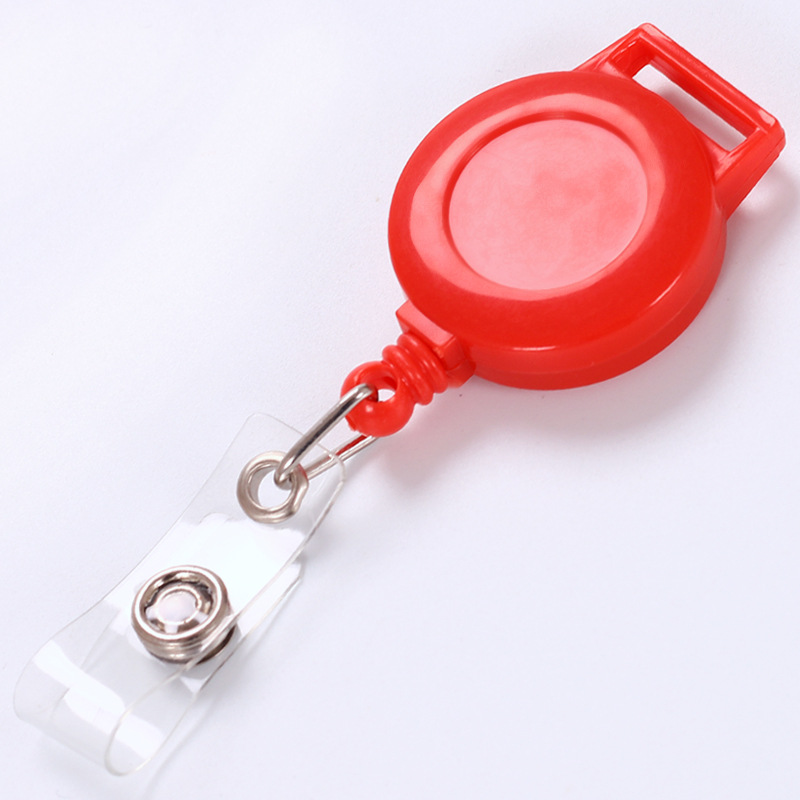 Picture of Autumn Rain 15mm Ribbon Square Ear Plastic Easy Pull Buckle Certificate Lanyard Easy Pull Breast Card Telescopic Buckle Telescopic Buckle