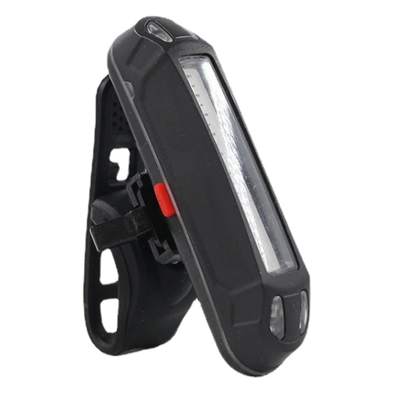 Bicycle Cob Tail Light Outdoor Mountain Led Warning School Bag USB Charging Highlight Bicycle Red and Blue Night Riding Tail Light
