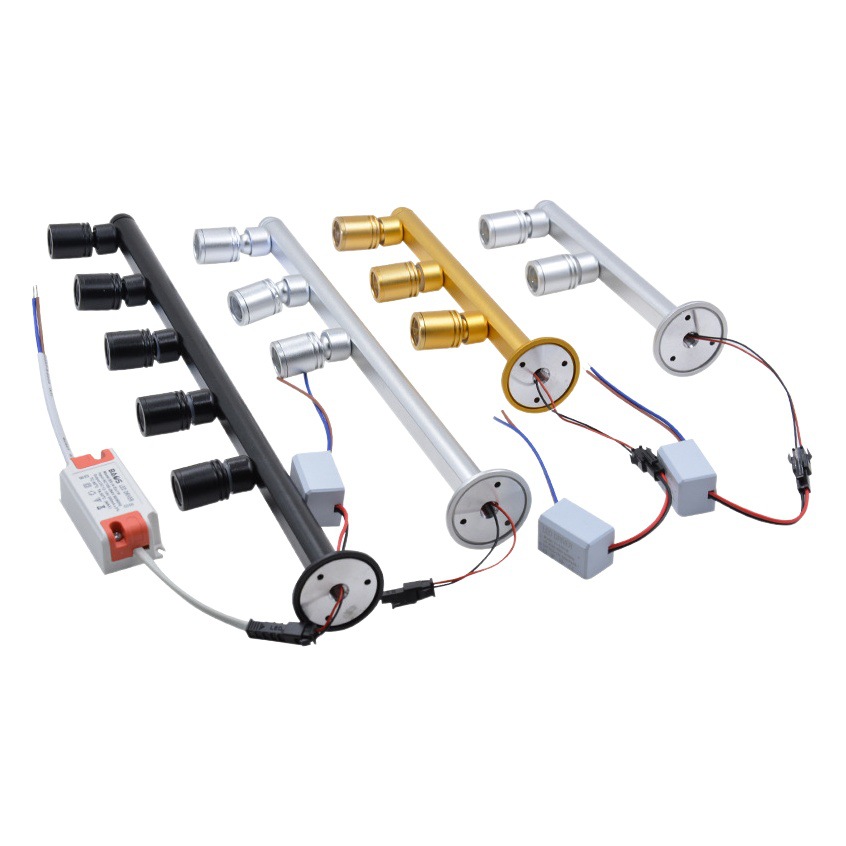 Led Counter Light Spotlight 2W Display Cabinet Spotlight 3W Pole Lamp Bead Treasure Light 5W Wine Cabinet Light Small Spotlight Led Display Light