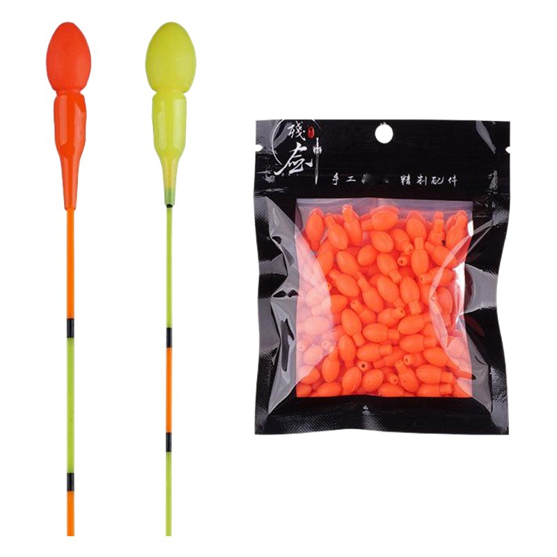 Chujiang fishing tackle round eye-catching bean wholesale visual drift amplifier drift tail myopia bold head float connector