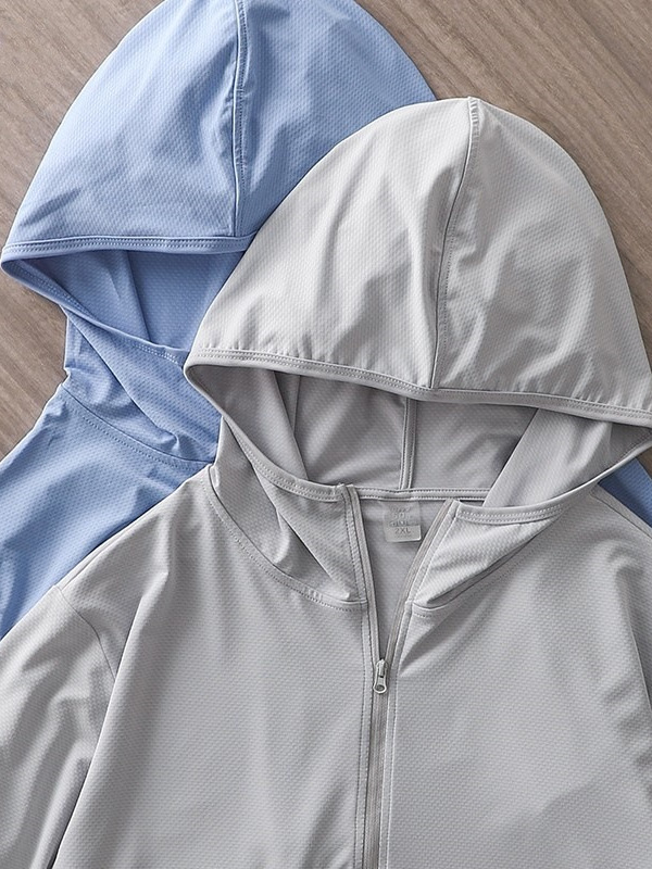 Picture of Ultra-Thin Ice Silk Sun Protection Clothing for Men and Women, Men's Summer Anti-Uv Breathable Jacket, Outdoor Fishing Sun Protection Clothing