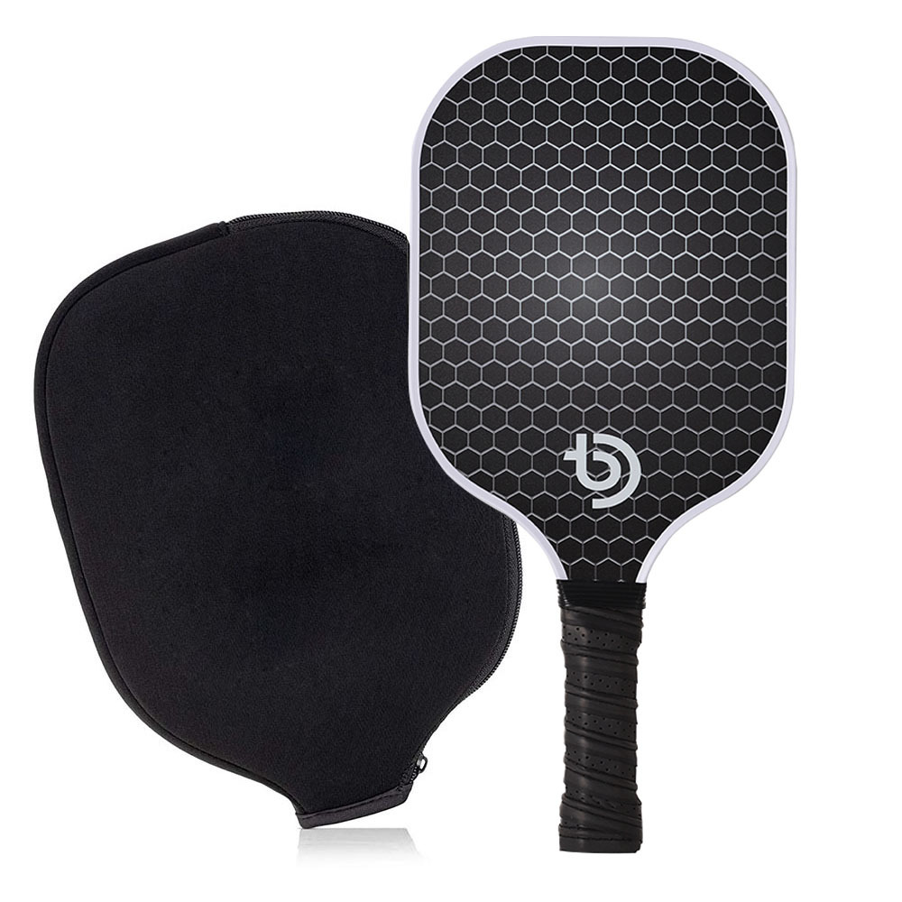 Picture of Fiberglass Peak racket board feather USAPA certification PP honeycomb school use carbon fiber set factory in stock