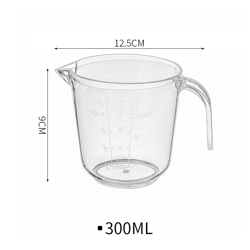 Picture of Measuring Cup with Scale Plastic Cup High Temperature Resistant Small Measuring Cup Measuring Spoon Milk Tea Shop Special Baking Tool Household