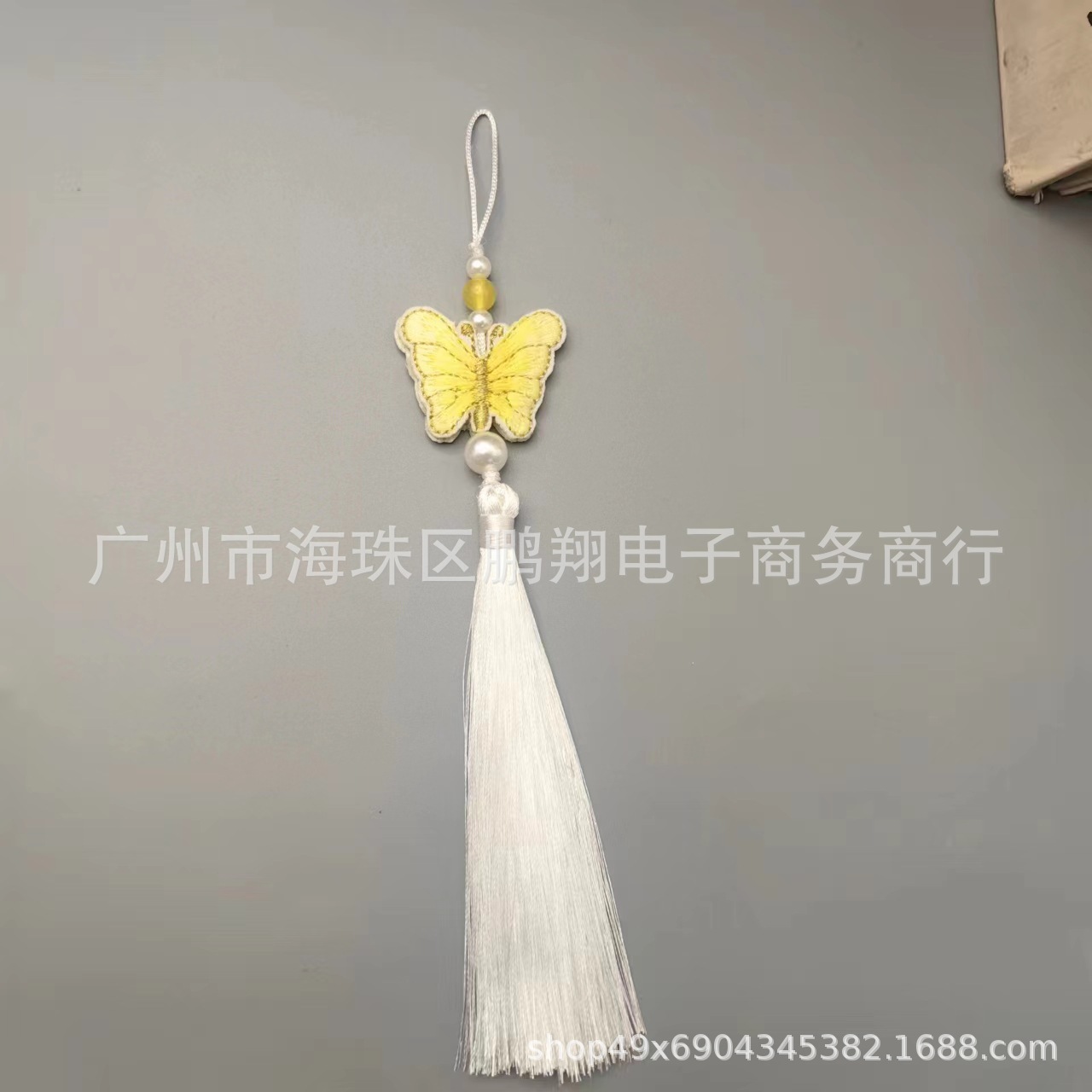Picture of in stock wholesale embroidery butterfly tassel small tassel pendant hanfu children's clothing accessories clothing accessories