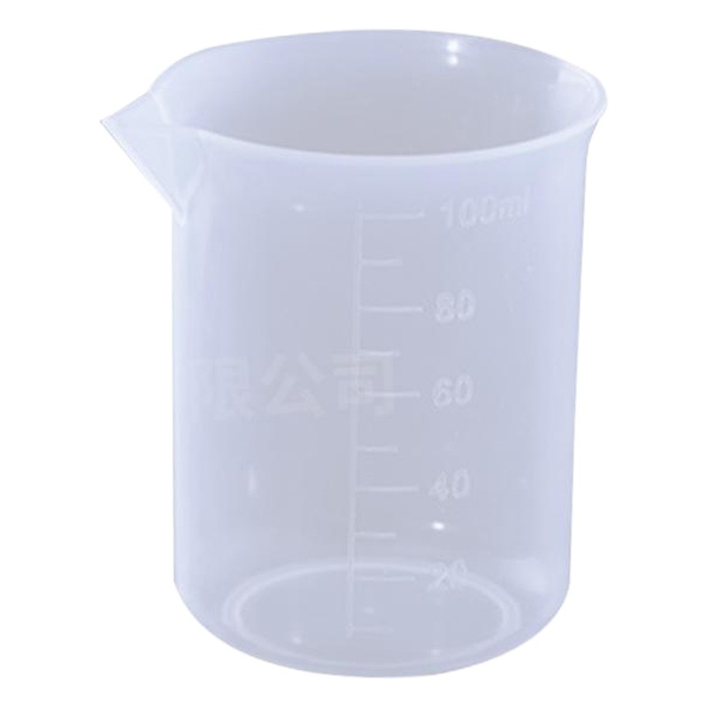 Factory spot 100ml plastic measuring cup PP scale measuring cup plastic beaker laboratory ware