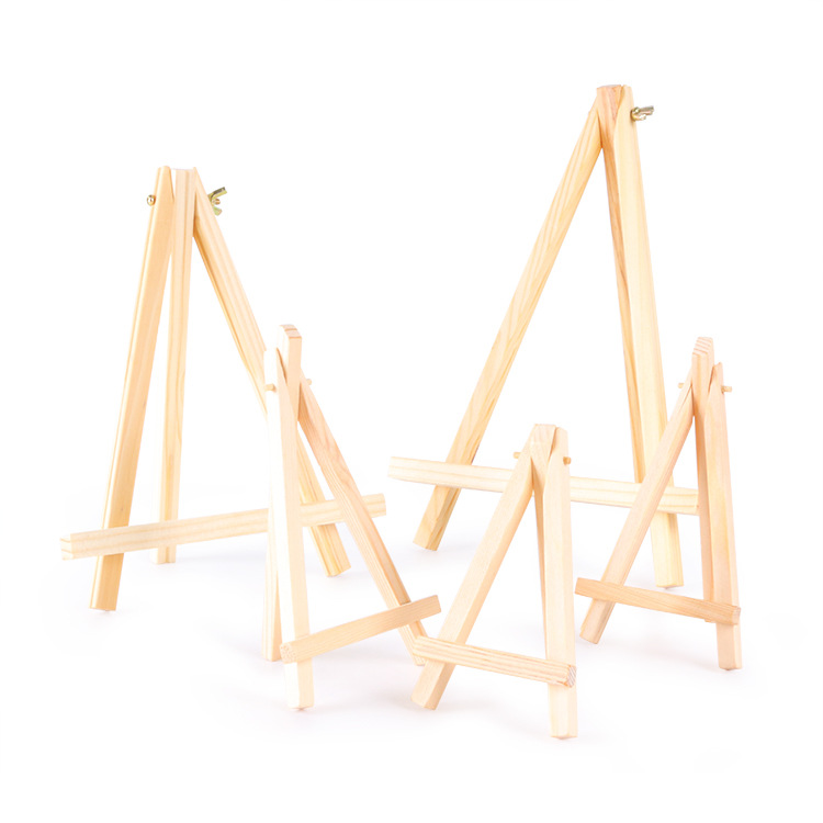 Picture of Wooden Display Mini Easel Desktop Tripod Small Easel New Photo Frame Easel 15*8 Photo Frame Tripod Bracket
